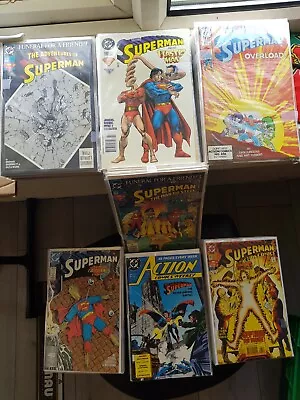 Buy Job Lot Bundle Of X10 DC Random Comics Books! Boarded And Bagged!  • 12.99£