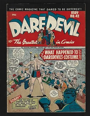 Buy Daredevil #42 (Lev Gleason) FN- Biro Barry Hubbell Little Wise Guys 1st Kilroy • 79.91£