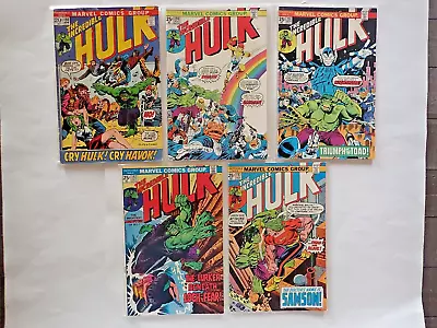 Buy 1972-1975 The Incredible Hulk 150,190-193 • 26.38£