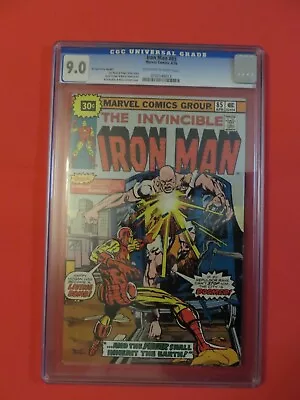 Buy 1976 Iron Man 85 CGC 9.0 30 Cent Variant • 105.94£