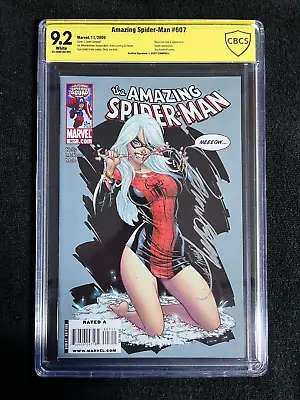 Buy Amazing Spider-Man #607 CBCS 9.2 WHITE Comic Book Signed By J.SCOTT CAMPBELL • 199.88£