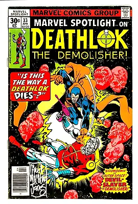 Buy Marvel Spotlight On Deathlok #33 Signed By Arvell Jones • 14.22£