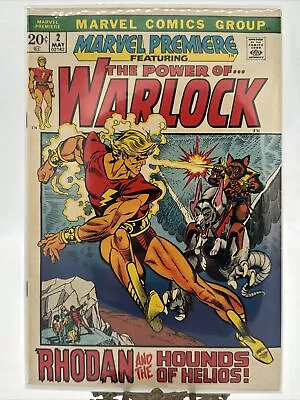 Buy Marvel Premiere #2 Power Of Warlock! The Hounds Of Helios! Marvel 1972 • 15.98£