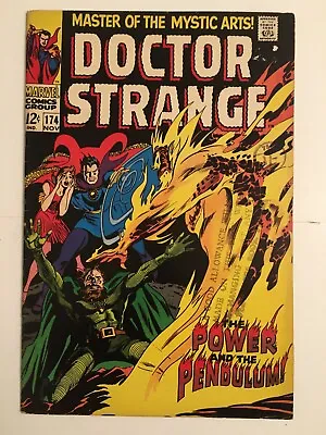 Buy Doctor Strange #174 FN+ (6.5) MARVEL ( Vol 1 1968) 1st App Satannish • 25£