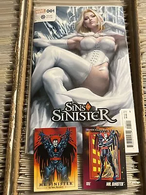 Buy Sins Of Sinister #1 Emma Frost Artgerm Variant 1992 Marvel Masterspieces Jusko • 13.54£