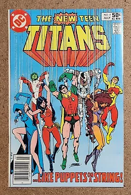 Buy The New Teen Titans #9 Newsstand DC 1981 High Grade 2nd Appearance Deathstroke • 10.25£