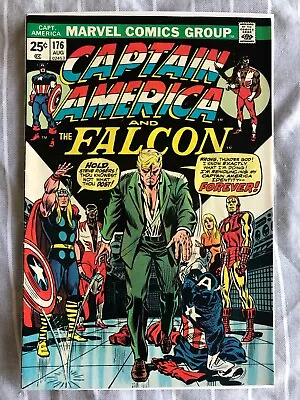Buy Captain America 176 (1974) Origin Story Told. Avengers App, Cents • 13.99£