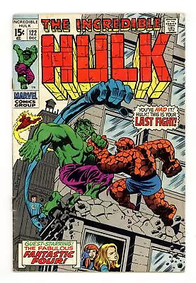 Buy Incredible Hulk #122 GD+ 2.5 1969 • 22.39£