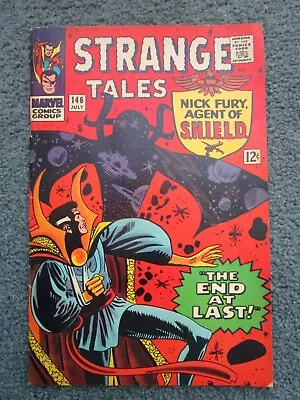 Buy 1966 Strange Tales Issue #146 Comic Book-Key Issue-Nick Fury S.H.I.E.L.D. • 36.13£