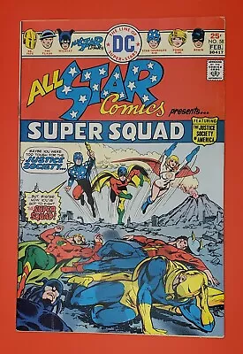 Buy All Star Comics Super Squad #58 DC Comics 1976 - 1st Appearance Power Girl VF- • 106.73£