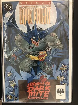 Buy Batman Legends Of The Dark Knight 38 Dark Mite Story DC Comics 1992 NM • 7.02£