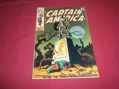 Buy BX3 Captain America #113 Marvel 1969 Comic 5.5 Silver Age SEE STORE FOR MORE! • 62.65£