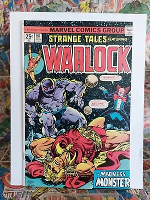 Buy Strange Tales #181 VF Warlock  2nd App Gamora Marvel 1975 Cents • 39.95£