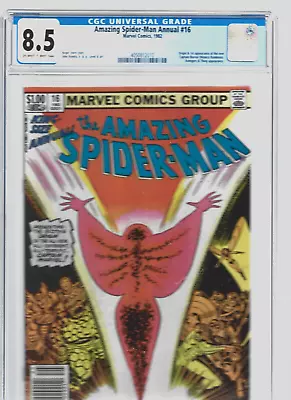 Buy Amazing Spider-man Annual 1982 1st Monica Rambeau Captain Marvel CGC 8.5 • 71.66£