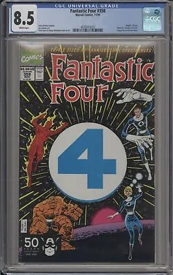 Buy Fantastic Four #358 - Cgc 8.5 - Marvel's First Die Cut Cover • 39.71£