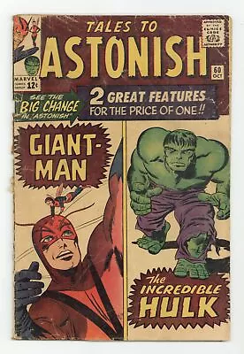 Buy Tales To Astonish #60 GD- 1.8 1964 • 14.79£