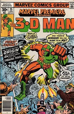 Buy Marvel Premiere #35 1977 3D Man FN • 4£