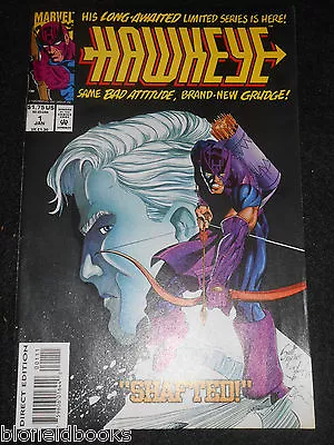 Buy HAWKEYE #1 - Limited Series, Direct Edition - Marvel Comic, Graphic Novel - 1993 • 9.99£