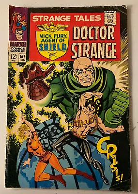 Buy Strange Tales #157 Marvel 1st Series (2.5 G+) Cover Detached @ One Staple (1967) • 15.77£