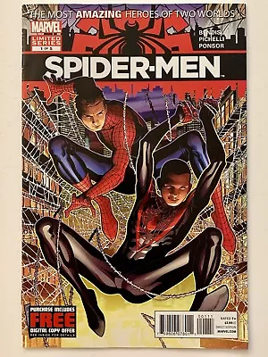 Buy Spider-Men #1 (2012) 1st Meeting Of Peter & Miles, Spider-Verse (NM/9.2) KEY MCU • 49.39£