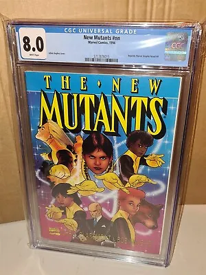 Buy New Mutants Graphic Novel #nn Cgc 8.0 Marvel Graphic Novel 4 Adam Hughes (sa) • 34.99£