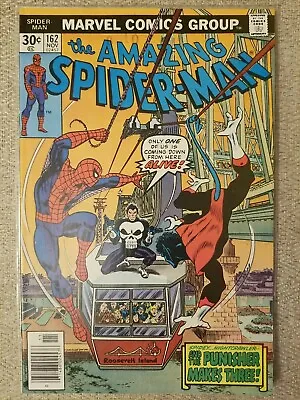Buy Amazing Spider-Man Vol. 1 #162 (Nov 1976) Wein/Andru Punisher 1st Jigsaw, VF/VF+ • 48.26£