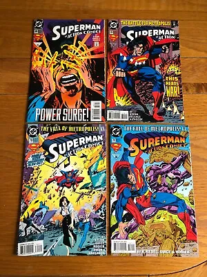 Buy Action Comics 698, 699, 700 & 701. All Nm Or Nm- Cond. 1994 Superman • 3.75£