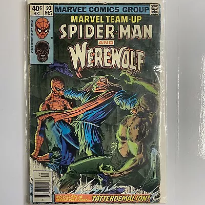 Buy Marvel Team-Up Spider-Man 93 Werewolf Comic F • 14.20£