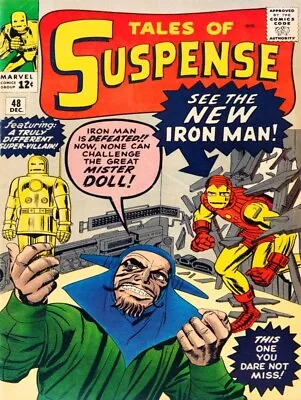 Buy Tales Of Suspense No. 48 - Iron Man's New Armor New Sign: 18x24  USA STEEL • 71.06£