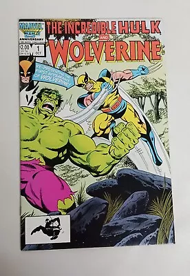 Buy The Incredible Hulk And Wolverine (1986) #1 Reprint Hulk #181 VF+ Wrap • 7.90£