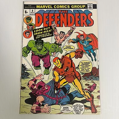 Buy The Defenders #9 1973 FN/VF Pence Copy • 30£