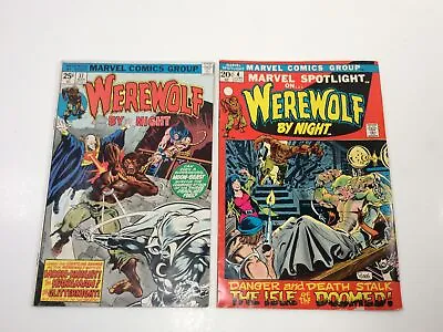 Buy Werewolf By Night #4 & #37 Marvel Comics Bronze Age Moon Knight 1st Darkhold • 59.37£