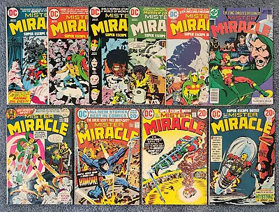 Buy Mister Miracle Lot Of 10 #7,9,11,12,14-19(Signed Marshall Rodgers) DC 1972-77 • 45.27£