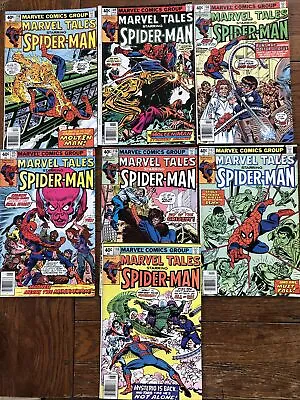 Buy Marvel Tales Spider-Man Lot~7 Bronze 1979 & 1980 (108,109,110,115,116,117,118) • 27.88£