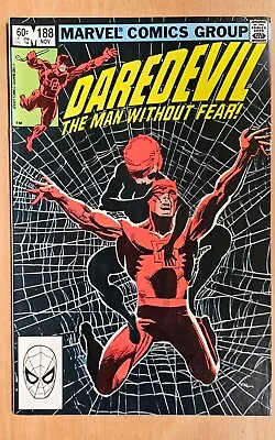 Buy DAREDEVIL Comic - Vol 1 - No 188 - Date 11/1982 - MARVEL Comics • 0.99£