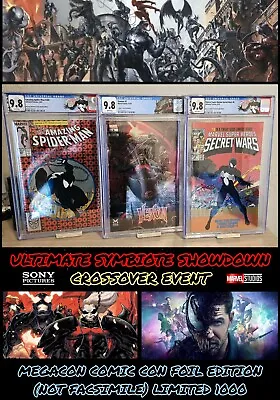 Buy Venom #3 3rd Print 🔥 Spider-Man #300 🔥 Secret Wars #8 CGC 9.8 ☠️ Symbiote Set • 689.99£