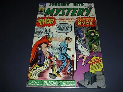Buy Journey Into Mystery #99 FN+ 6.5 COND 1964! Marvel Thor F Fine Unrestored B843 • 154.07£