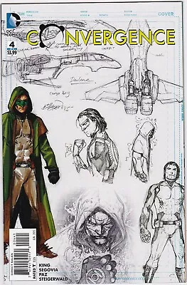 Buy Convergence (2015 DC) #4 Tan Green Lantern Sketch Variant NM- 1:100 • 6.26£
