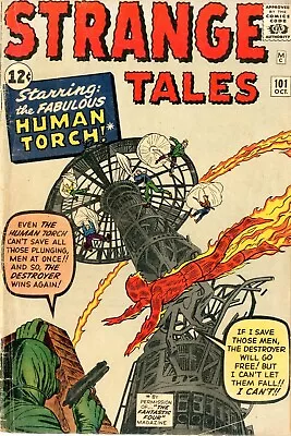 Buy Strange Tales   # 101   VERY GOOD-   October 1962    Human Torch Begins By • 317.74£