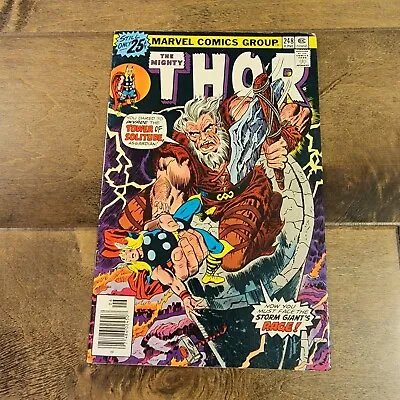 Buy The Mighty Thor #248 Marvel Comics 1976 Bronze Age  4.5 VG+ • 3.58£