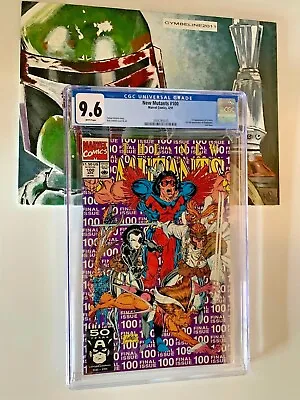 Buy New Mutants #100 (4/91) CGC 9.6 WP, 1st Appearance Of X-Force, Rob Liefeld Cover • 47.80£