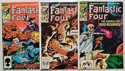 Buy Fantastic 4 Four: #261 #263 #266 MARVEL 1983 1984 JOHN BYRNE Comic SET LOT FN-VF • 5.11£