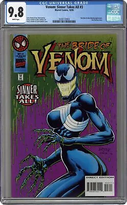 Buy Venom Sinner Takes All #3 CGC 9.8 1995 2026172003 1st App 'She-Venom' • 182.72£