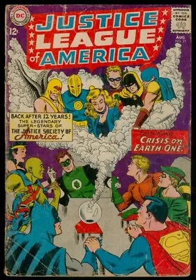Buy DC Comics JUSTICE LEAGUE Of AMERICA #21 Justice Society Of America GD 2.0 • 39.94£