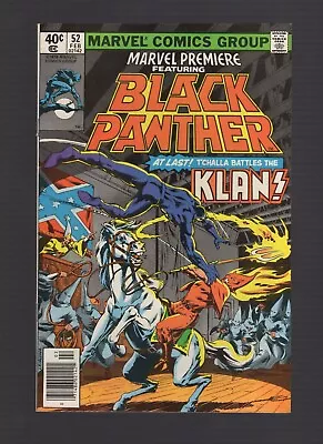 Buy Marvel Premiere #52 - Black Panther Vs Ku Klux Klan - Higher Grade Plus • 23.74£