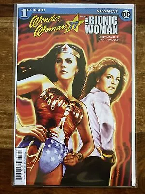 Buy Wonder Woman '77 Meets The Bionic Woman Issue 1. 2016. Dynamite Comics. VFN • 0.99£