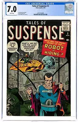 Buy Tales Of Suspense 2 CGC 7.0 WHITE PAGES • 1,994.56£