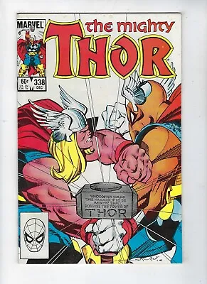 Buy Thor # 338 2nd Appearance Of Beta Ray Bill Dec 1983 VF- • 14.95£