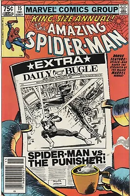 Buy Amazing Spider-Man, The Annual #15 (Newsstand) VF; Marvel | 1981 Punisher - • 20.27£