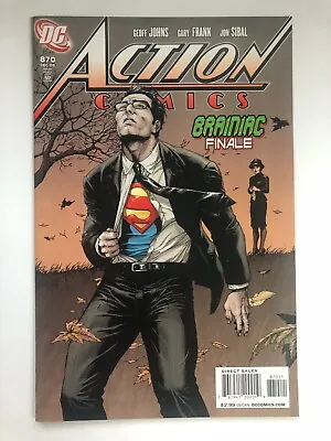 Buy Action Comics #870 - Geoff Johns - 2008 - Possible CGC Comic • 2.81£
